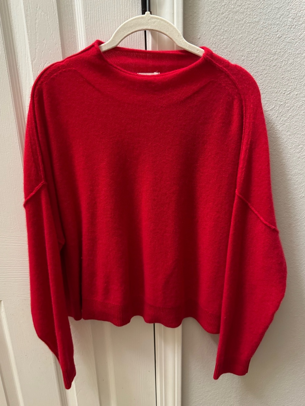 Pilcro Red Cashmere Sweater Small